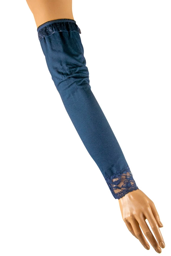 Dantelli Namaz Kolluğu Lacivert