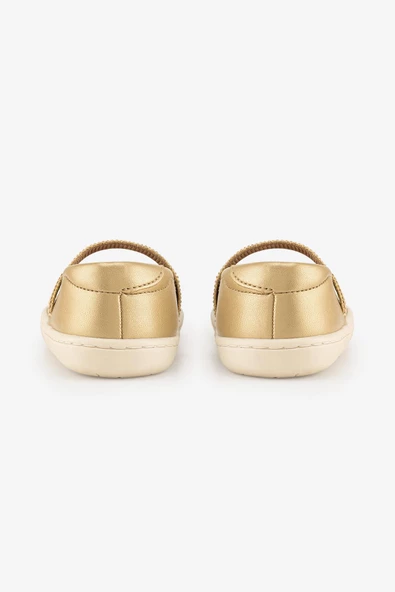Smart Walker Mary Jane Altın Yıldız Barefoot Kız Babet Ayakkabı - Resim 5