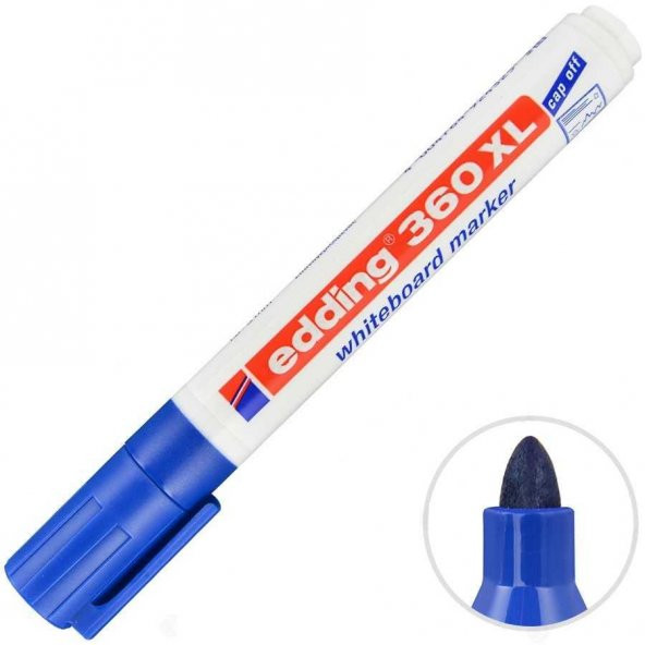 Edding Tahta Kalemi Yuvarlak Uçlu Mavi 360 xL - 2