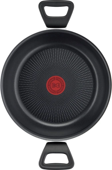 Tefal Titanyum 2X XL 24 cm Difüzyon Tabanlı Kapaklı Sahan - 2100123254 - 3