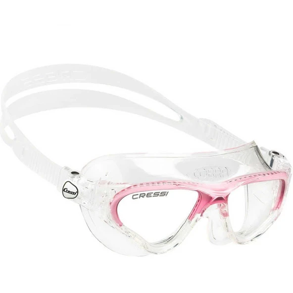 Cressi Cobra Yetişkin Deniz Gözlüğü Şeffaf-Pembe - 6