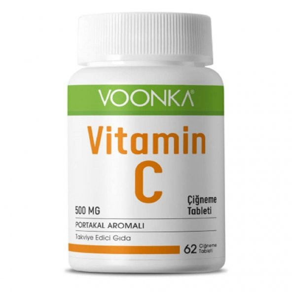 Voonka Vitamin C Çiğneme 62 Tablet