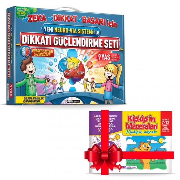 Adeda Dikkati Güçlendirme Seti DGS 9 Yaş - Hikaye Kitabı Hediye ürün görseli 1