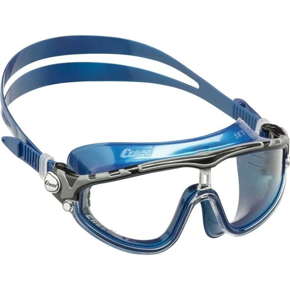 Cressi Skylight Yetişkin Deniz Gözlüğü BLUE-METAL - 6