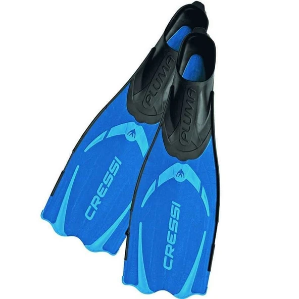 Cressi Pluma Siyah-Gümüş Dalış Paleti NO:43-44 - 11