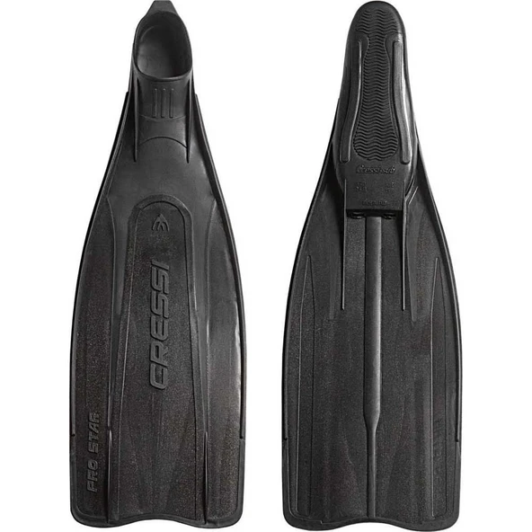 Cressi Pro Star Siyah Dalış Paleti NO:43-44 - 8
