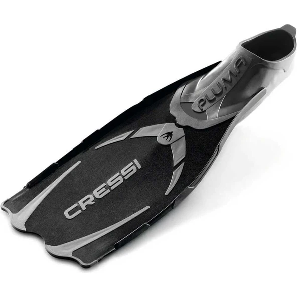 Cressi Pluma Siyah-Gümüş Dalış Paleti NO:43-44 - 10