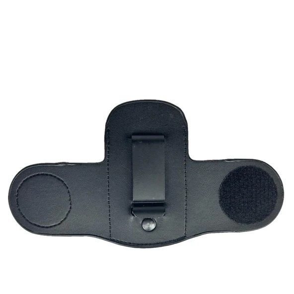 Vegan Deri Stetoskop Tutucu Organizer Holder Siyah - Resim 3