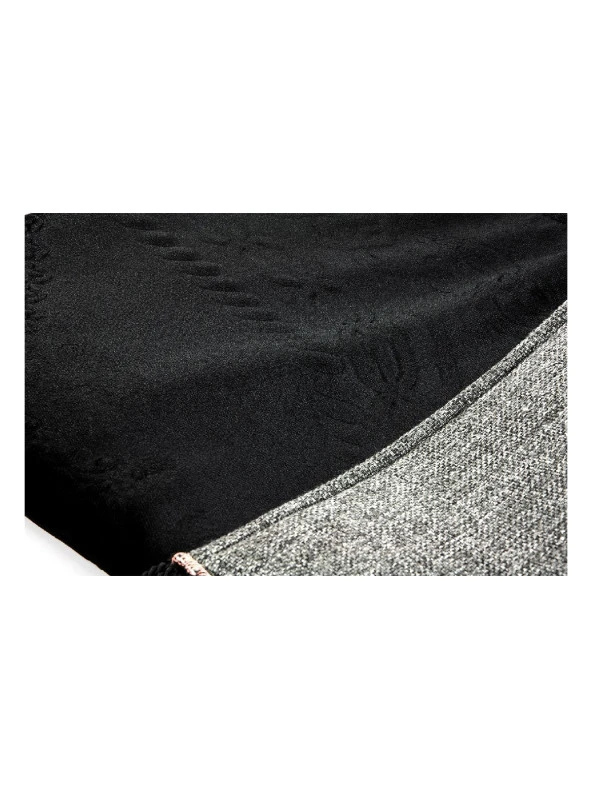 Çeyizlik Kutulu Astarlı Süngerli Hediyelik Kalın Kadife Seccade Siyah - Resim 6