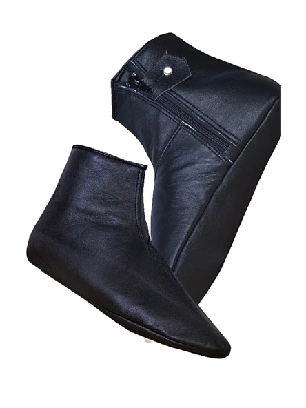 Keçi Derisi Fermuarlı Mest – Astarlı, Miflonlu - 2