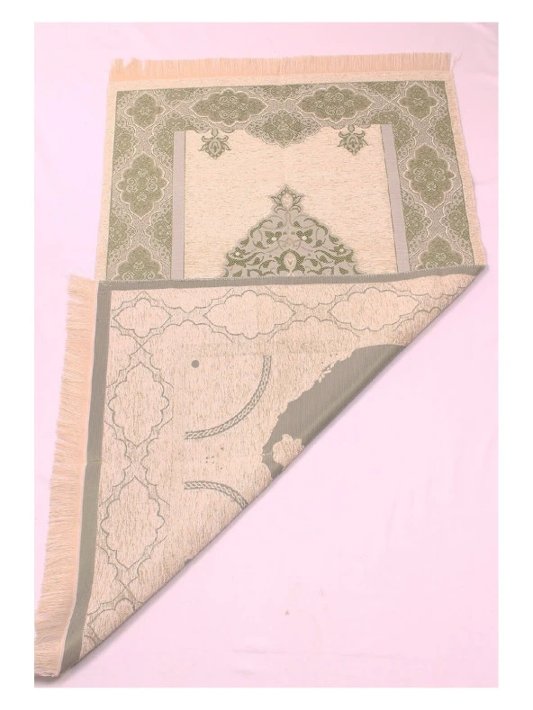 Lüks Açık Renk Osmanlı Şönil - 0250 Yeşil - Resim 2