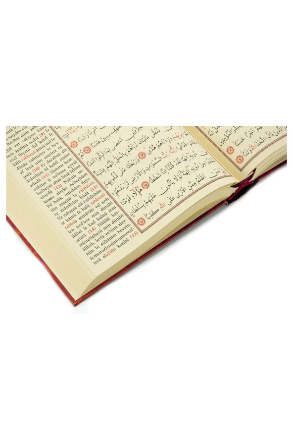 Kuranı Kerim ve Renkli Türkçe Okunuşu Orta Boy - Seda Yayınları - Bilgisayar Hatlı - Resim 7