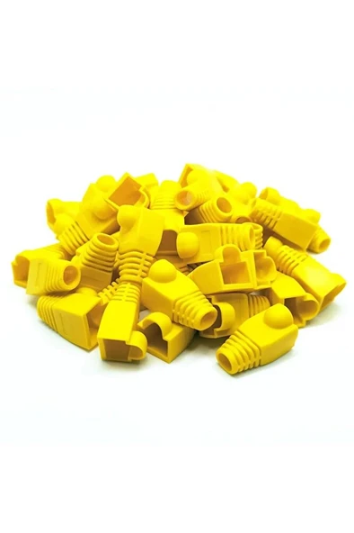 25'li Rj-45 Uyumlu  Koruyucu Kılıf - Sarı ürün görseli 1