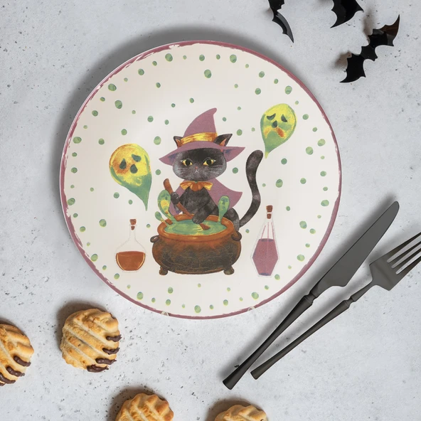 Keramika Keraart Halloween Servis Tabağı 26 Cm 22294