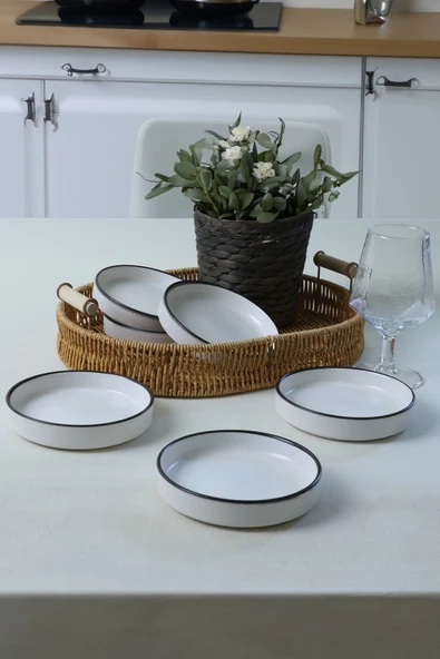 Keramika Keraart Simply Stackable Çerezlik / Sosluk 14 Cm 6 Adet 19985