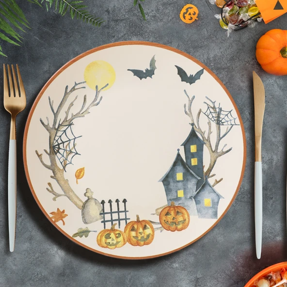 Keramika Keraart Halloween Servis Tabağı 26 Cm 22289