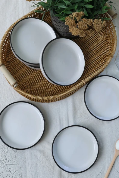 Keramika Keraart Simply Stackable Çerezlik / Sosluk 14 Cm 6 Adet 19985 - 2