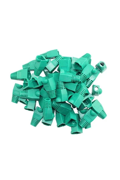 25'li Rj-45 Konnektör Koruyucu Kılıf - Yeşil ürün görseli 1