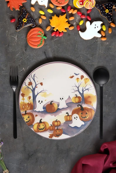 Keramika Keraart Halloween Servis Tabağı 26 Cm 22291