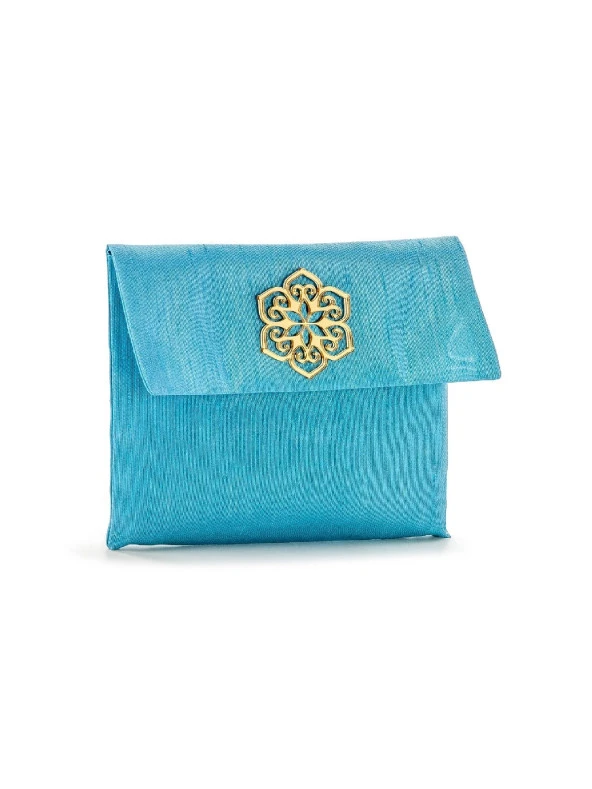 Şantuk Kumaş Kaplı Yasin Kitabı - Çanta Boy - İsme Özel Plakalı - Seccadeli - Tesbihli - Keseli - Mavi Renk - Mevlid Hediyeliği - Resim 4