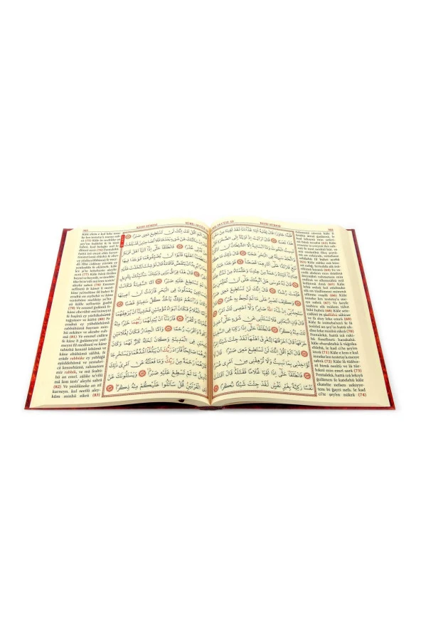 Kuranı Kerim ve Renkli Türkçe Okunuşu Cami Boy - Seda Yayınları - Bilgisayar Hatlı - Resim 5