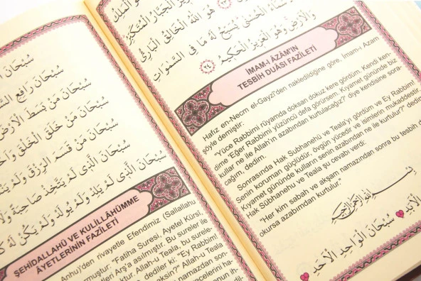 Ciltli Yasin Kitabı - Orta Boy - 224 Sayfa - Şifa Duaları - Münacaat Cüzü - Ensari Yayınevi - Mevlit Hediyeliği - Resim 4