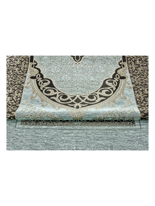 Ekonomik Osmanlı Tafta Seccade - 0150 - Yeşil - Resim 2