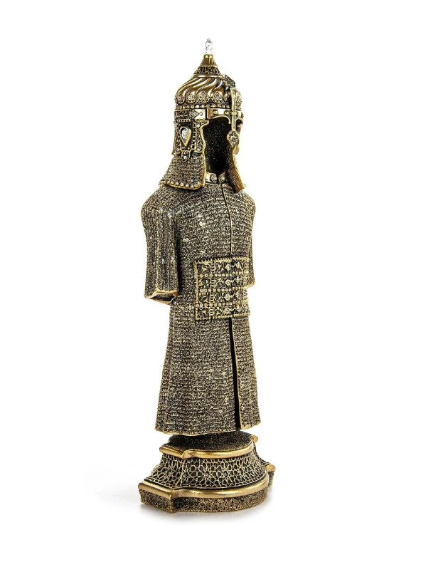 Cevşen Dualı Biblo Zırh (Büyük Boy) Sarı - 5