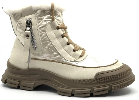 Gamelu Bowl Memory Kaucuk Kaymaz Taban Kar Boutu Kadın Bot - Resim 18