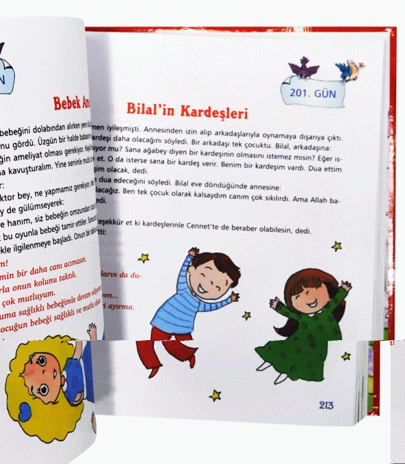 Hikayelerle 365 Gün Dua Dini Eğitici Kitap Oyuncak -1175 - Resim 3