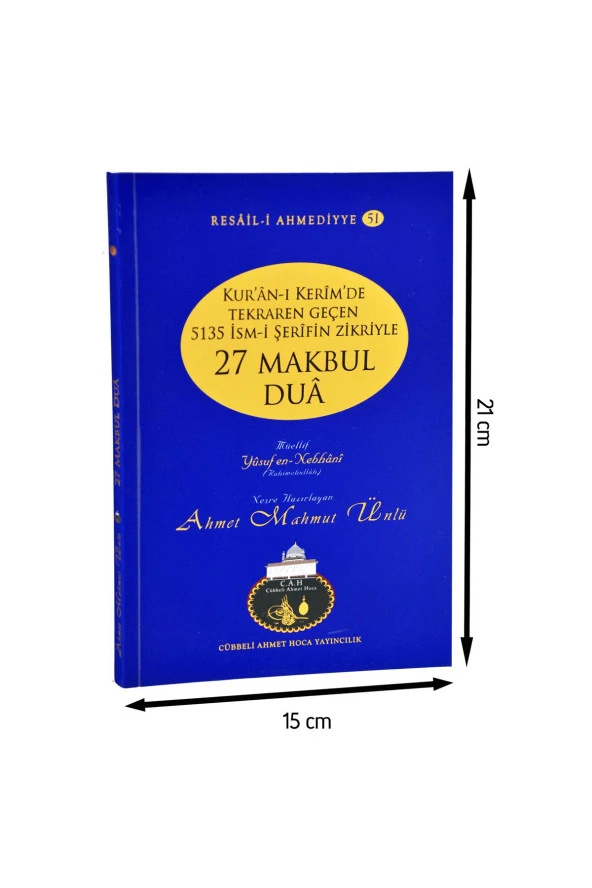 Cübbeli Ahmed Hoca 27 Makbul Dua - İsm-i Azam Kitabı-1157
