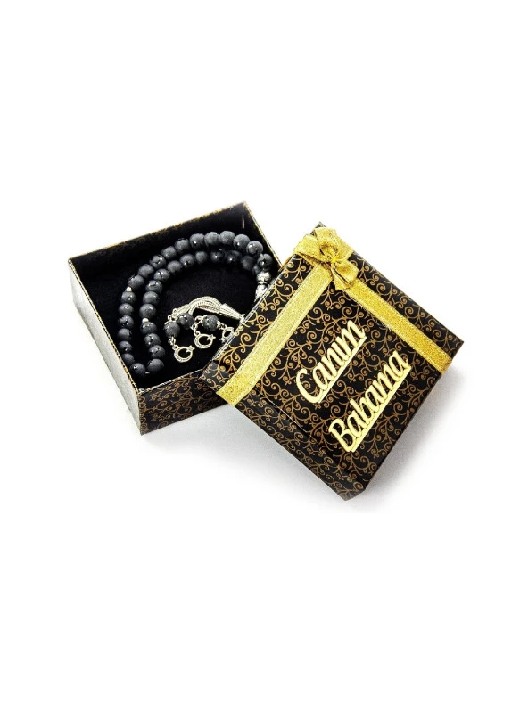 Babalar Gününe Özel Hediyelik Doğal Taş Tesbih 09 - 2