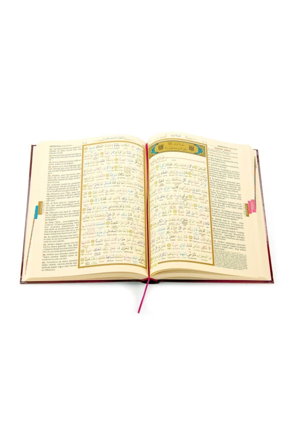 Kuranı Kerim ve Renkli Kelime Meali - Mealli Kuranı Kerim - Rahle Boy - Ayfa Yayınevi - Resim 3