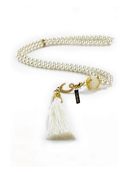 İsme Özel Anneler Günü Hediyesi Namaz Elbisesi Seti Krem - 5