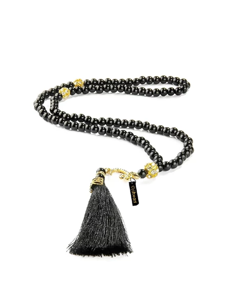 İsme Özel Anneler Günü Hediyesi Namaz Elbisesi Seti Siyah - 5