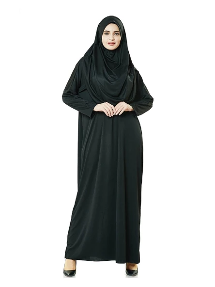 Siyah Namaz Elbiseli İbadet Seti - 2