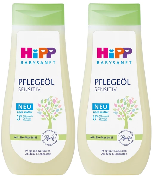 Hipp Babysanft Bebek Bakım Yağı/Pelegeöl Sensıtıv 200ML (2 Li Set) - 2