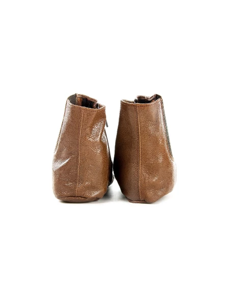 Hakiki Doğal Keçi Derisi Mest - Dayanıklı, Soğuk Geçirmez - Kahverengi - 3