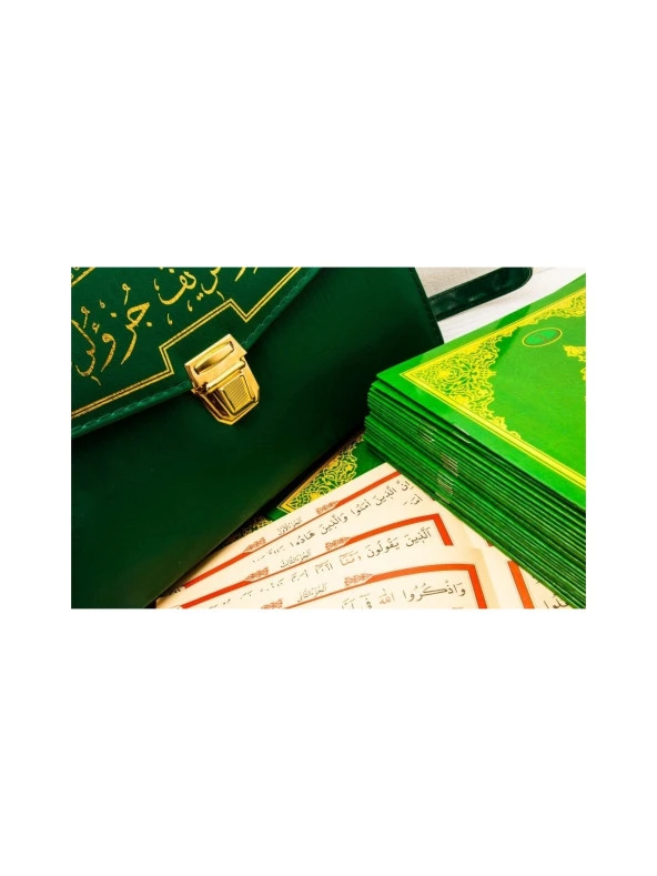 30 Cüz Kuran - Arapça İri Yazılı Kuranı Kerim Hatim Seti Cami Boy Ayfa - Resim 2