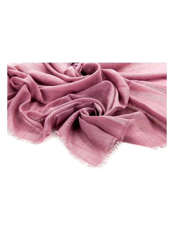 Flamlı Kare Pamuklu Örtü  - K.Pembe - Resim 2