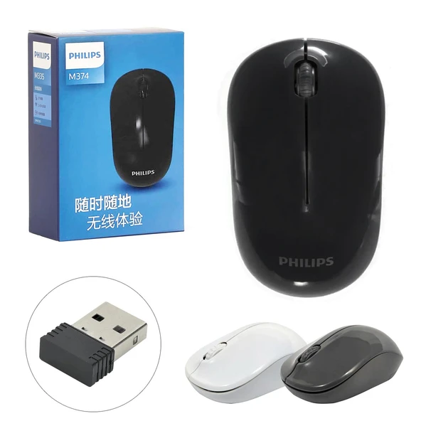 KABLOSUZ MOUSE 2.4GHZ 1600DPI PHILIPS M-374