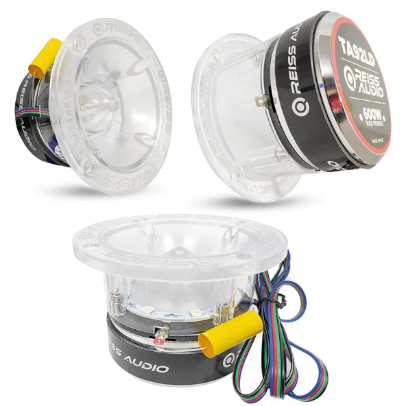 REISS AUDIO RS-TA92LD Tweeter Bullet 12cm 600 Watt Rgb Ledli 1 Adet - 2