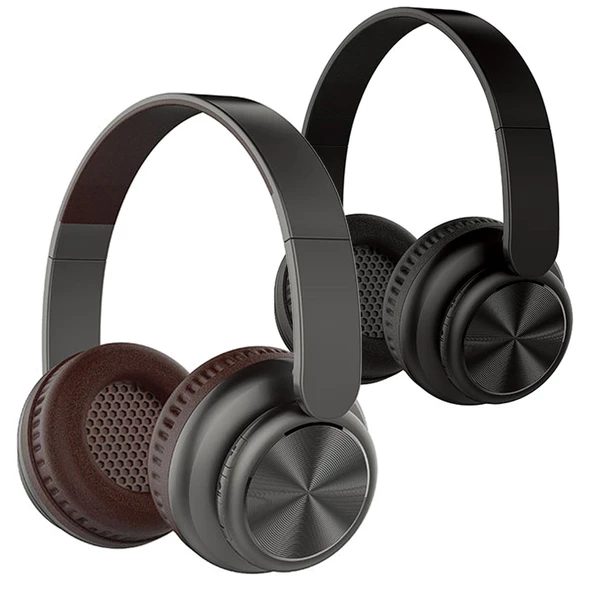 SNOPY SN-BT40 RITMKABLOSUZ KULAK ÜSTÜ KULAKLIK MİKROFONLU BLUETOOTH SD SİYAH/GRİ - 2