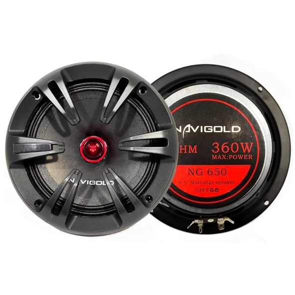 NAVIGOLD NG-650 Oto Midrange 16cm 360 Watt 2 Adet - 2