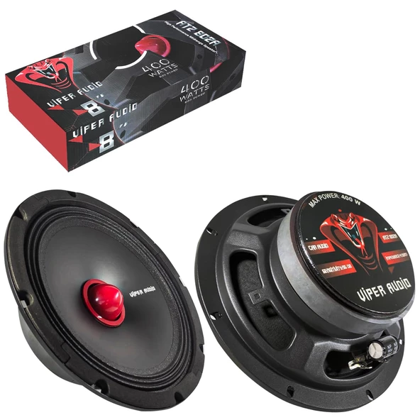 VİPER ATZ-802A Oto Midrange 20cm 400 Watt 2 Adet - 2