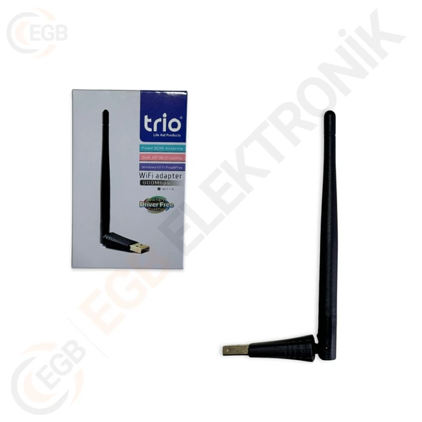 TRİO W114 3DBI USB WİRELESS ANTENLİ