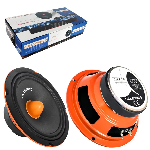 FULLSOUND K-1421R Oto Midrange 16cm 200 Watt 2 Adet