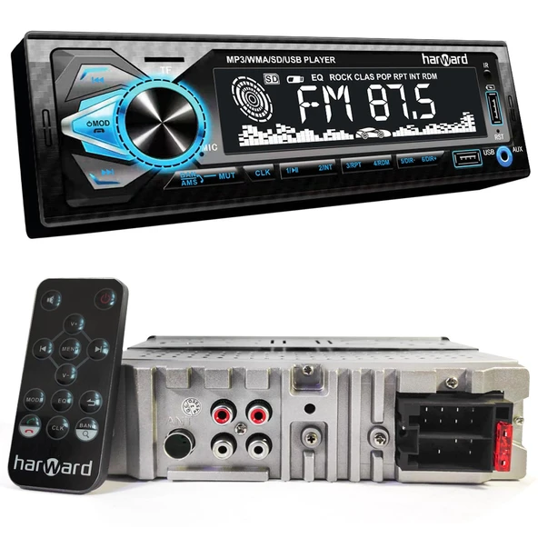 HARWARD HR-MX4G Oto Teyp 4X50 Watt Bluetooth 2xUsb Sd Fm Aux