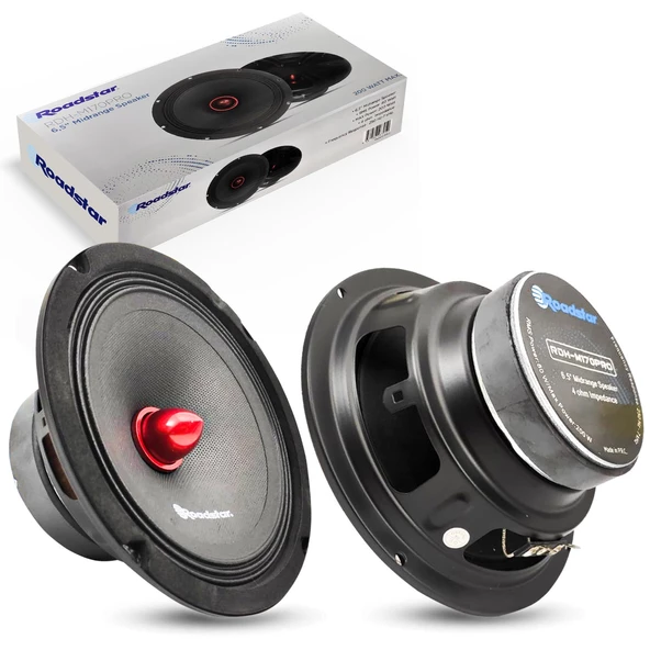 ROADSTAR RDH-M170PRO Oto Midrange 17cm 200 Watt 2 Adet