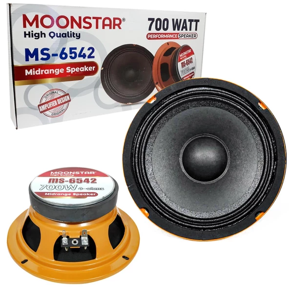 MOONSTAR MS-6542 Oto Midrange 16cm 700 Watt 2 Adet